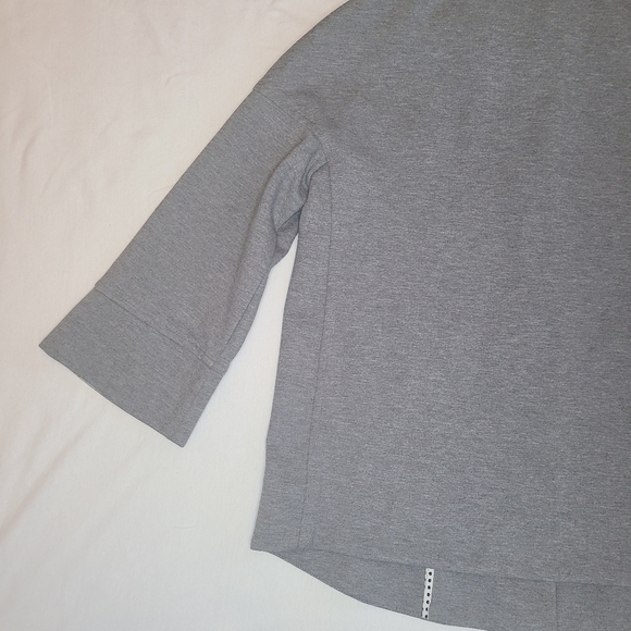 Luii Jacket / Blazer Front Close Knit Gray, Size Small - Picture 10 of 16